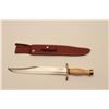 Image 1 : 18CD-1 RANDALL BOWIERandall Bowie with clip point blade, micarta  grip, and original scabbard marked