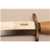 Image 2 : 18CD-1 RANDALL BOWIERandall Bowie with clip point blade, micarta  grip, and original scabbard marked