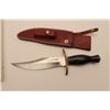 Image 4 : 18CD-2 RANDALL BOWIEUnusual Randal Bowie with clip point and  radical shaping. Numbered 128 on the r