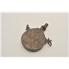 Image 1 : 18BW-9 MOROCCAN POWDER FLASKGood early Moroccan brass powder flask, 19th  century. 100-200