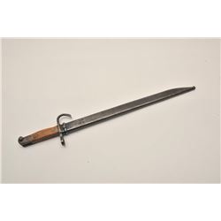18BW-13 JAPANESE TYPE 38 BAYONETJapanese Type 38 bayonet Kokura Arsenal.  Blade retains almost all o