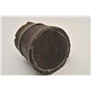 Image 5 : 18AL-7 REV. WAR CANTEENRevolutionary War era canteen with spout.  Pewter and forged iron mounts. Mea