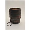 Image 3 : 18AL-8 BBL CANTEENAmerican barrel canteen from revolution to  mid-19th century. 10” x 7”. No spout. 
