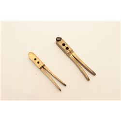 18AL-72 COLT MOLDSTwo brass Colt molds.  Good condition.      Est.:  $200-$400.