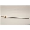 Image 1 : 18AR-17 FRENCH SMALL SWORDFrench small sword circa 18th century with  cast brass hilt showing gold g