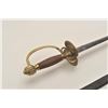Image 4 : 18AR-17 FRENCH SMALL SWORDFrench small sword circa 18th century with  cast brass hilt showing gold g