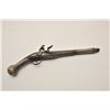 Image 5 : 18AR-32 LONG FLINTLOCKEuropean made for mid-eastern trade flintlock  pistol with silver mounts and b