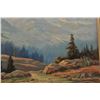 Image 1 : 18AK-1 ORIGINAL OIL BY L.R. NEVADA WILSONOriginal oil on canvas of High Sierras signed  lower right 