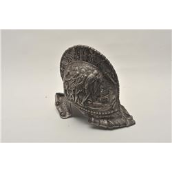 18AT-18 CAST IRON MUSEUM COPY HELMETCast iron morian from Victorian era showing  nudes and ancient s