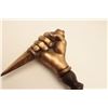 Image 3 : 18AT-8 WAR HAMMERReproduction cast brass war hammer with  clenched fist.  The war hammer is  approxi