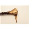 Image 4 : 18AT-8 WAR HAMMERReproduction cast brass war hammer with  clenched fist.  The war hammer is  approxi