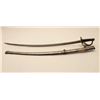 Image 1 : 18AL-65 1840 HEAVY CAV. SWORDModel 1840 Heavy Cavalry sword with metal  scabbard, brass guard and po