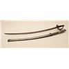 Image 3 : 18AL-65 1840 HEAVY CAV. SWORDModel 1840 Heavy Cavalry sword with metal  scabbard, brass guard and po