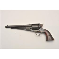 17MJ-1 REMINGTON 58Remington Model 1858 percussion revolver, .44  caliber, wood grips, S/N 49977, he