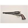 Image 1 : 17MJ-1 REMINGTON 58Remington Model 1858 percussion revolver, .44  caliber, wood grips, S/N 49977, he