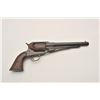 Image 6 : 17MJ-1 REMINGTON 58Remington Model 1858 percussion revolver, .44  caliber, wood grips, S/N 49977, he