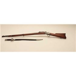 17MJ-9  DANISH REM. ROLLING BLOCKDanish Remington Rolling Block rifle, 11mm  caliber, 35” barrel, bl