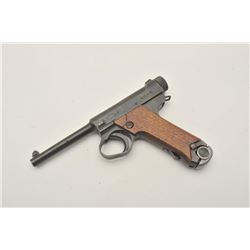 17MH-1 NAMBU #71059Japanese Nambu Type 14 semi-automatic pistol,  8mm caliber, blued finish, smooth 