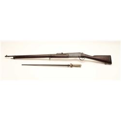17KH-602 FRENCH LEBELFrench Model 93 Lebel bolt action rifle,  military blued finish, wood stocks, S
