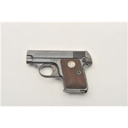 18AA-5 COLT 1908 #379531Colt Model 1908 Vest Pocket semi-auto pistol,  .25 ACP caliber, Serial #3795