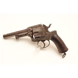 18BE-5 FRENCH DA REVOLVERFrancotte Patent style D.A. revolver similar  to French Military model 1873