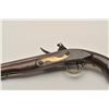 Image 3 : 18AR-38 FLINTLOCK ENGLISHDragoon size English flintlock pistol marked  “Thomas” on the lock. Measure