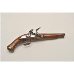 18AR-39 AUSTRIAN FLINTLOCKEuropean flintlock pistol circa early to  Mid-18th century showing old res