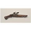 Image 2 : 18AR-40 FRENCH FLINTLOCKFrench flintlock pistol, approximately 11”  overall with a 6” barrel, wood s