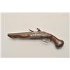 Image 5 : 18AR-40 FRENCH FLINTLOCKFrench flintlock pistol, approximately 11”  overall with a 6” barrel, wood s