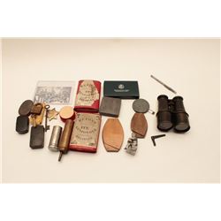 18AL-12 MISC LOT CIVIL WAR ITEMSBonanza smalls lot including misc. Civil War  era signaling mirrors,