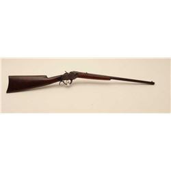 17KH-445 H&A RIFLEHopkins & Allen single shot takedown rifle,  .22 caliber, wood stocks, no visible 