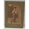 Image 3 : 18EMY-24 MISC LOTLot of 2 early Cabinet photos, each of a  child; 1 holding a rifle and indentified 