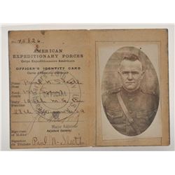 18EMY-23 MISC LOTBinder including lot of 5 early military and  western Cabinet photos including a Ga