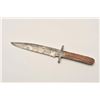 Image 1 : 18ASS-10 IXLI*XL knife with stag grip (no sheath);  approximately 12” overall with a 7” blade;  left