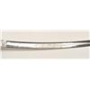 Image 8 : 18AR-6 D GUARD SWORDEtched blade brass “D” guard sword (no  scabbard), approximately 37” overall wit