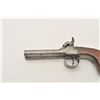 Image 3 : 18AP-11 DBL PERC.Double barrel percussion pistol,  approximately .40 caliber.  The pistol is in  goo