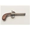 Image 4 : 18AP-11 DBL PERC.Double barrel percussion pistol,  approximately .40 caliber.  The pistol is in  goo