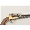 Image 3 : 18AP-8 62 POLICE REPROModern reproduction of Model 1862 Police  pocket percussion revolver, brass fr