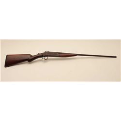 18AL-42 410. S.SIver Johnson Champion Model single shot  shotgun, .410 gauge, brown patina, wood  st
