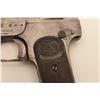 Image 2 : 18AL-51 BROWNING 1902FN Browning semi-automatic pistol, .32  caliber, checkered hard rubber grips, S