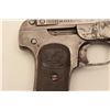 Image 5 : 18AL-51 BROWNING 1902FN Browning semi-automatic pistol, .32  caliber, checkered hard rubber grips, S