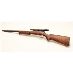 17KH-555 MOSSBERGMossberg Model 44 bolt action rifle, .22LR  caliber, blued finish, wood stock, no v