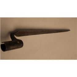 17EE-3 BAYONETPre-Revolutionary War bayonet; hand forged by  a blacksmith prior to United States and