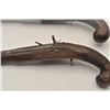 Image 9 : 18AR-29 PAIR OF MIQUELETPair of Italian miquelet flintlock pistols  circa 1760-1800 in as found cond