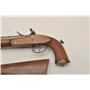 Image 3 : 18AR-31 FLINTLOCK WITH STOCKEarly 19th century flintlock officer’s pistol  with detachable shoulder 