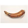 Image 1 : 17FL-220 18TH CENTURY AMERICAN CARVED POWDER HORNAmerican 18th Century carved powder horn,   approxi