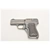 Image 7 : 17FL-165 SCHWARZLOSE BLOW FORWARD AUTOA.W. Schwarzlose blow-forward semi-automatic  pistol, with mac