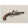 Image 4 : 18AR-47 FLINTLOCKMid-18th Century cannon barrel flintlock  pocket pistol, 9” overall with wood stock
