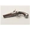Image 4 : 18AR-64 FRENCH DOUBLEFrench SxS percussion pistol, approximately  10.5” overall with 5” barrels, gre