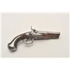 Image 6 : 18AR-64 FRENCH DOUBLEFrench SxS percussion pistol, approximately  10.5” overall with 5” barrels, gre